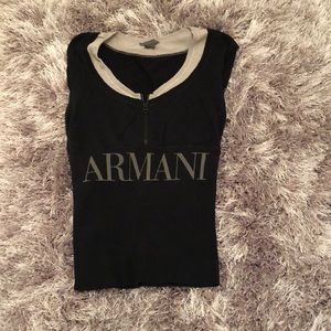 Black shirt- Armani Exchange